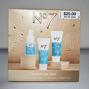 No 7 Hydration Trio- 3 Piece Set #C002324 NIB